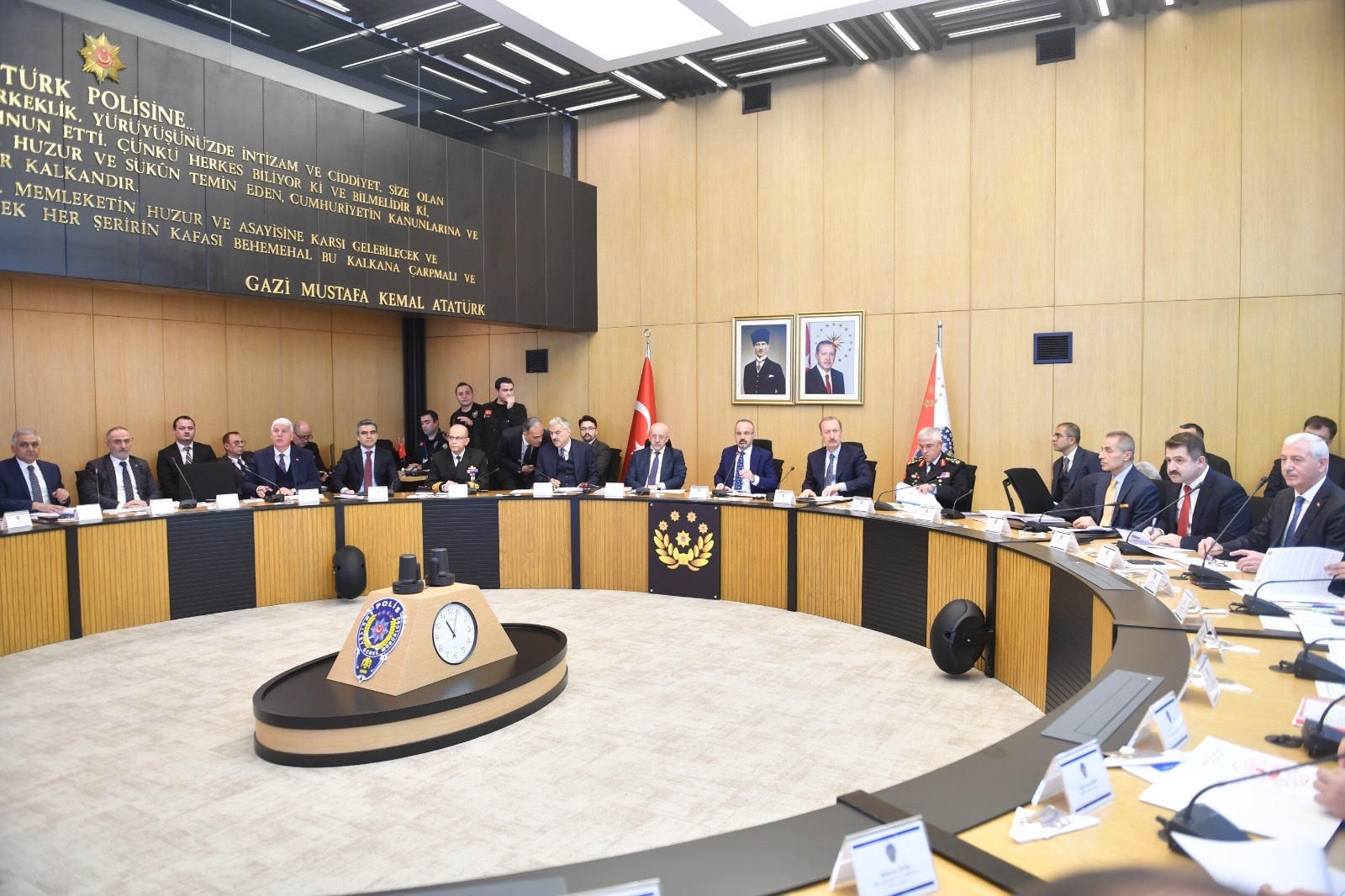 Türkiye'nin Huzuru için Kurumlar Arası Merkezi Güvenlik Kurulu Koordinasyon Toplantısı 