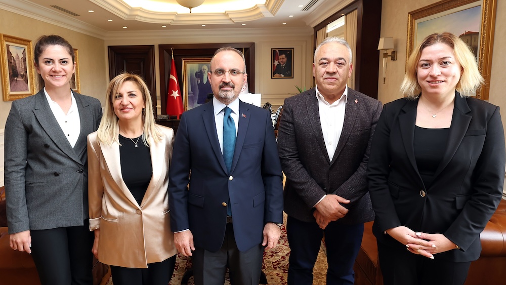 AK Parti Grup Hukuk Müşaviri Dilek TURFAN YEŞİL, Mustafa HANÇERKIRAN, Gaye YARDIMCI, Vedat YILDIRIM, Ertan DEMİREL'in Ziyareti 