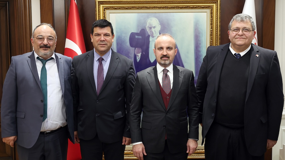 Doğu Akdeniz Üniversitesi Rektörü Hasan KILIÇ, Prof.Dr. Mustafa TÜMEN ve Prof.Dr. Aydın KARAKUŞ'un Ziyareti